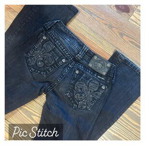 Miss Me Boot Cut Jean Black Wash Sz. 26